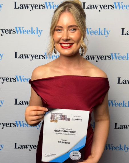 Lawyers Weekly 30 Under 30 Finalist, Georgina Price